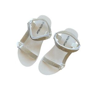 Olivia Miller Sahara Rhinestone Sandal White